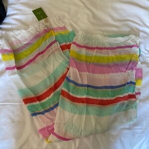 Kate spade rainbow scarf never worn new with tags